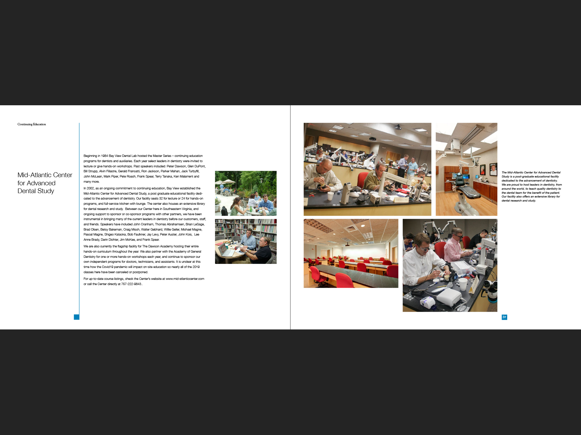 Bay View Dental Lab portfolio, page 38-39.