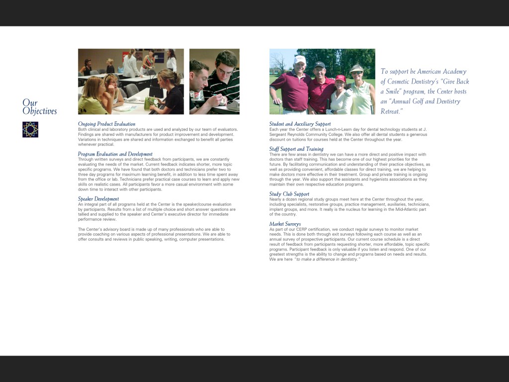 MACADS portfolio, page 12-13.