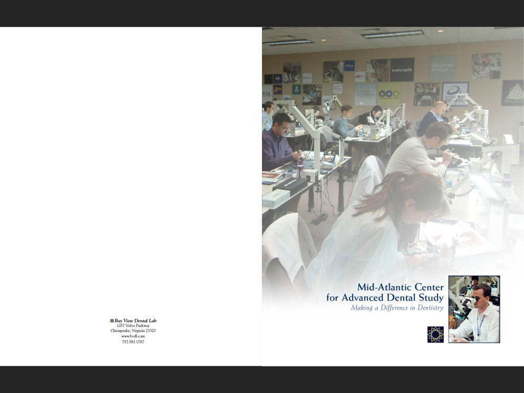 MACADS portfolio, front and back cover.