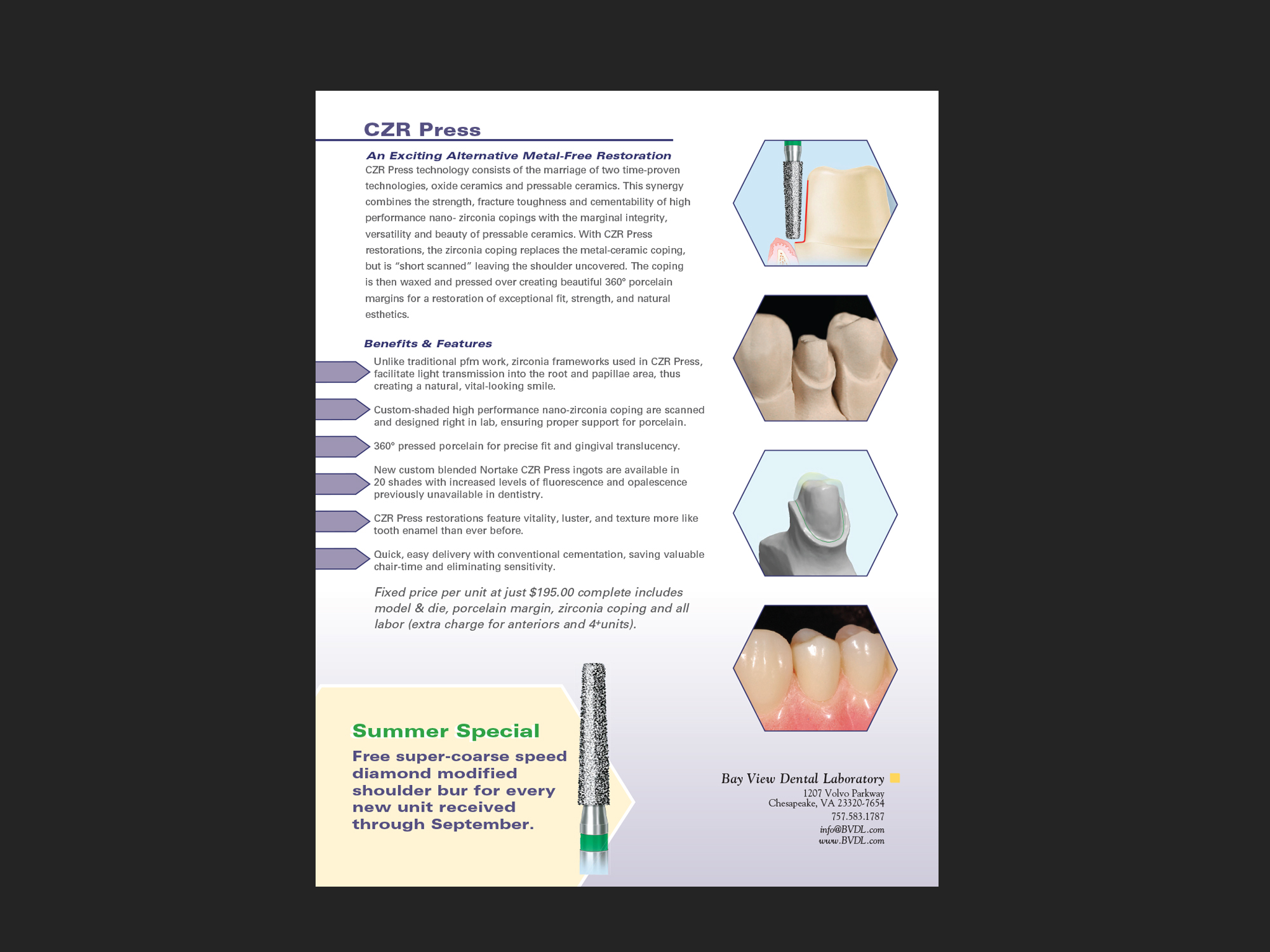 CZR Press - Bay View Dental Lab, 2008.
