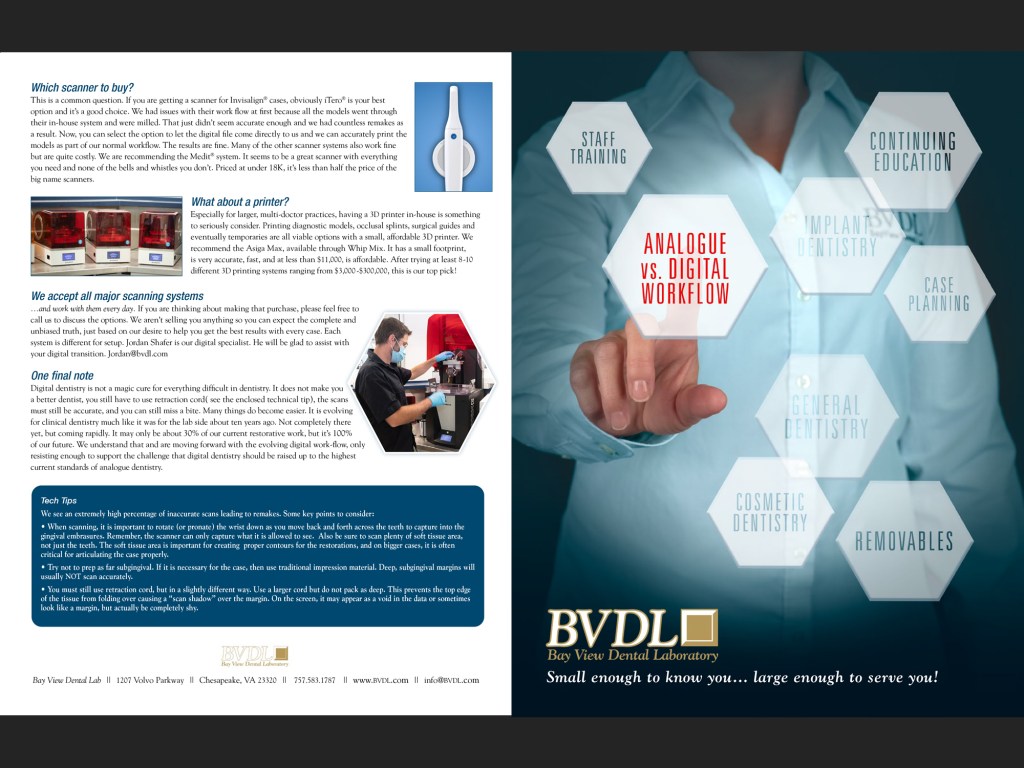 Bay View Dental Lab Digital Workflow Updates, 2020.