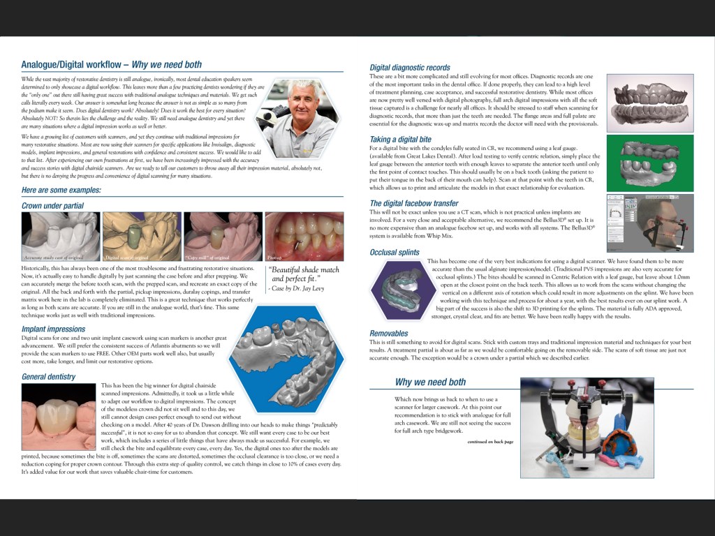 Bay View Dental Lab Digital Workflow Updates, 2020.