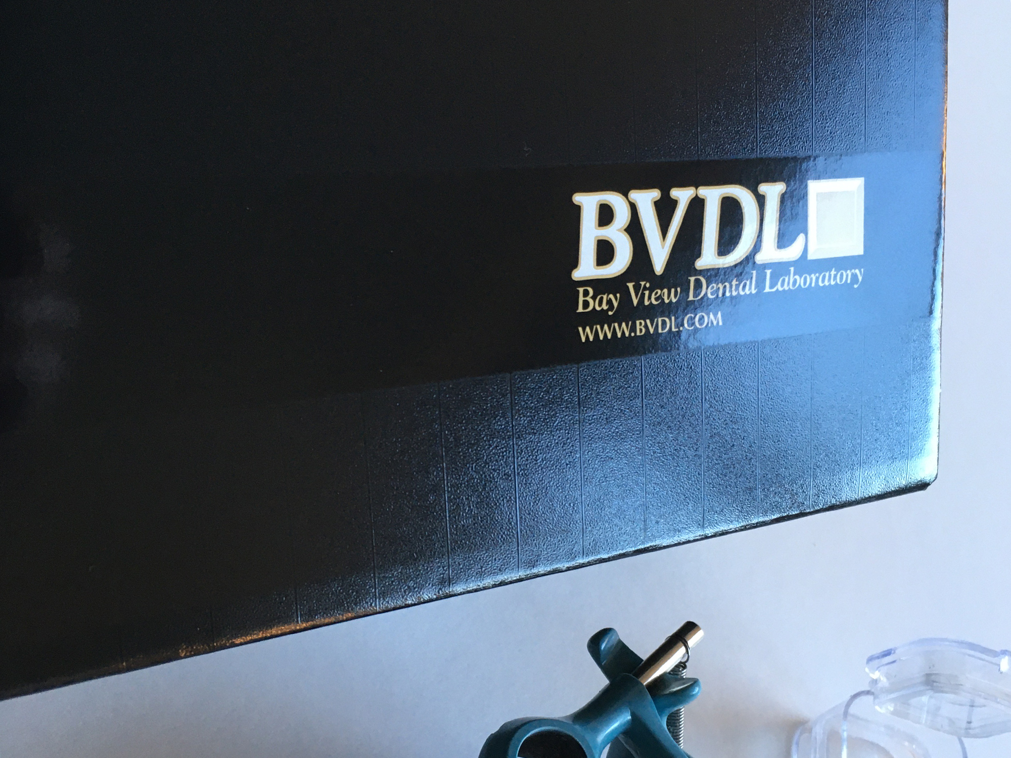 Treatment plan presentation box close-up, 2015.